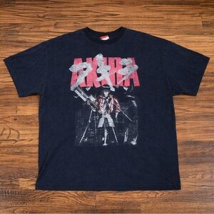 Vintage Akira Anime Graphic Logo T-shirt Size XL